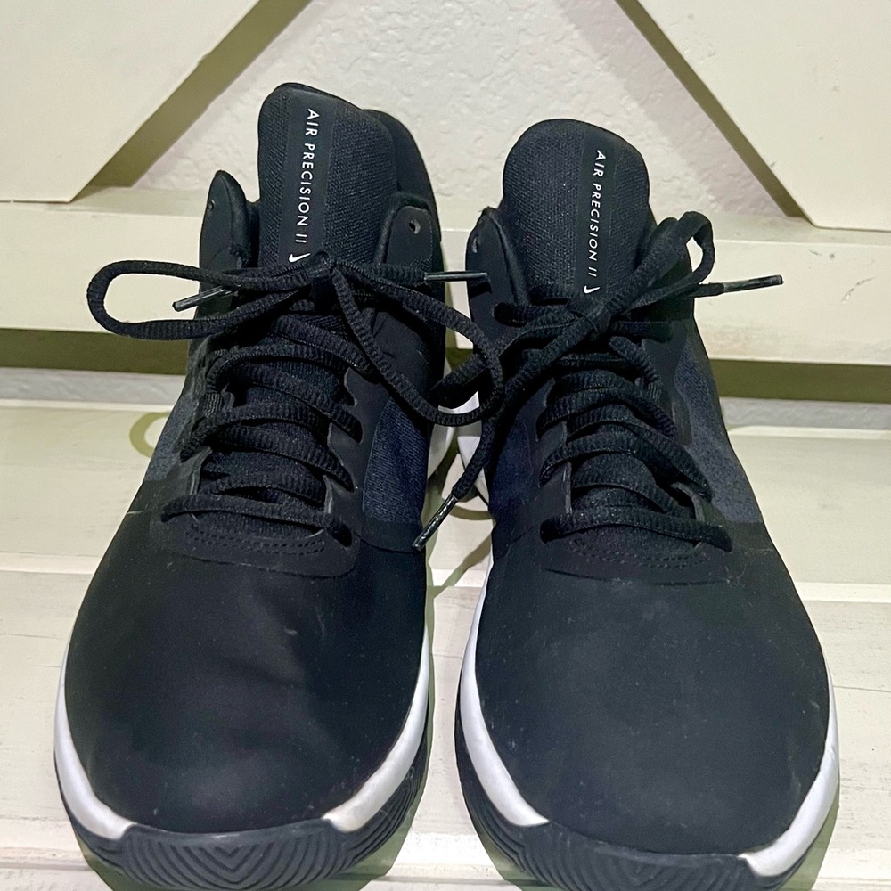 Nike Air Precision II Black White Men’s Size 9